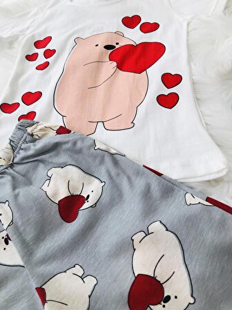 Baskılı Pijama Takımı 026