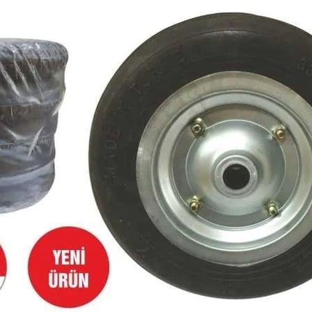 Tkr 001 El Arabası Tekeri Dolgu Teker Burçlu