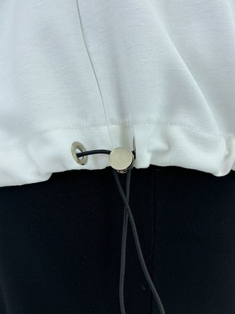 Büyük Beden Gömlek Yaka Fermuar Detaylı Cepli Kolları Lastikli Alt Eteği  Bağcıklı Beli Lastikli Bol Paça Paçası Bağcıklı Kadın Alt Üst Takım