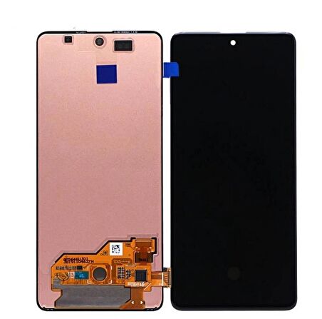 SAMSUNG A51 A515 UYUMLU LCD DOKUNMATİK EKRAN ÇITASIZ SİYAH (INCELL)