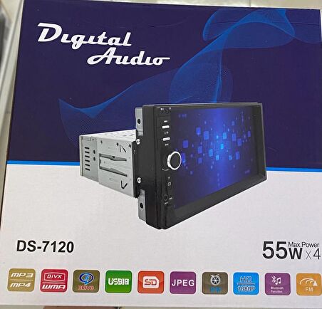 Digital Audio DS-7120 4x55 Watt Doubledin Oto Teyp