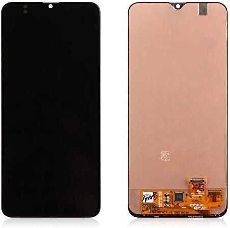 SAMSUNG A20 A205 UYUMLU LCD DOKUNMATİK EKRAN ÇITASIZ SİYAH (INCELL)