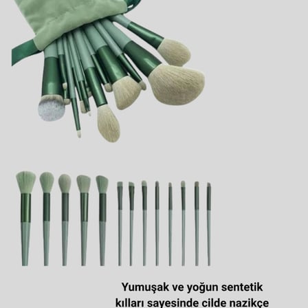 13’lü Yumuşak Kıllı Makyaj Fırça Seti – Profesyonel Kalite, Hassas Ciltlere Uygun
