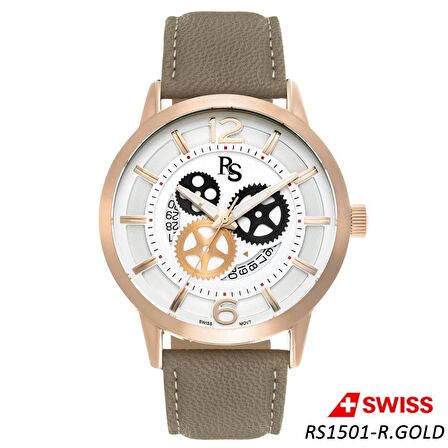 ROSARIC SWISS RS1501 ERKEK SAATİ - ROSE GOLD