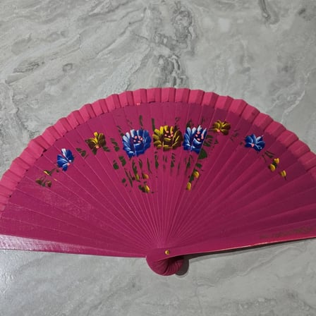 Bambu Çift Taraflı Yelpaze Karışık Renkler 12'li Paket