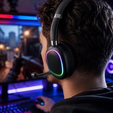 Rgb Siyah Kulaklık Max-17