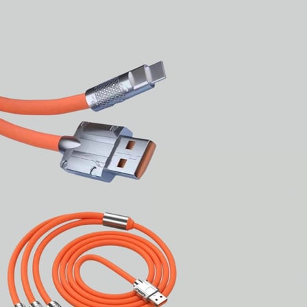 Çoklu Cihaz Dostu 120 w Hızlı Şarj Kablosu – Tek Kablo İle Her Cihaz Elinizin Altında