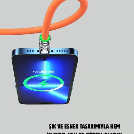 Çoklu Cihaz Dostu 120 w Hızlı Şarj Kablosu – Tek Kablo İle Her Cihaz Elinizin Altında