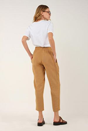 Müslin Pantolon Camel