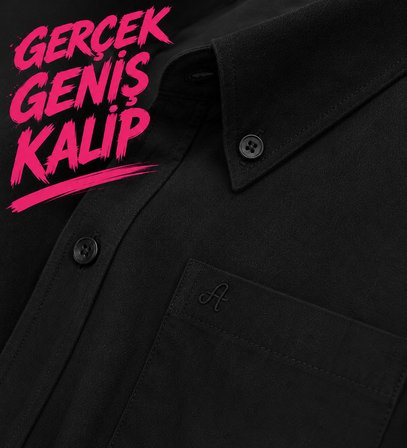 Büyük Beden Pamuklu Kısa Kollu Erkek Gömlek