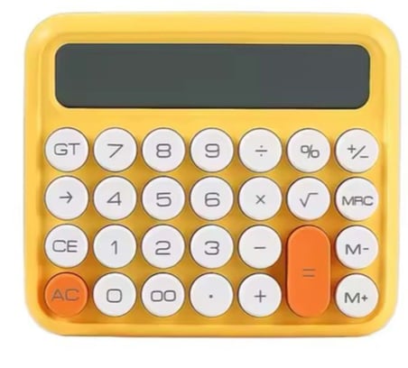 Onezero ZR740 JN-800 Junno Sarı Hesap Makinesi