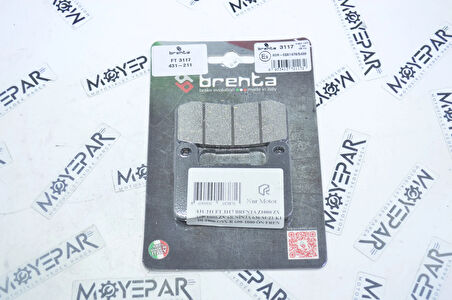 431-211 FT 3117 BRENTA Z1000 ZX-10R 1000 ZX-6R NİNJA 636 SUZUKI DL1000 GSX-R 600-1000 ÖN FREN BALATASI