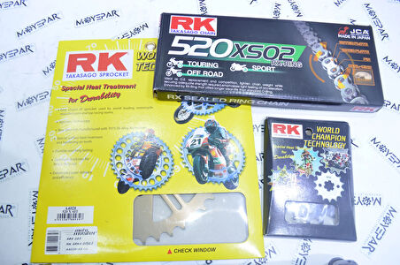 486-121 RK KAWASAKİ ZX-6R NİNJA 2007-2012 ZİNCİR DİŞLİ SET