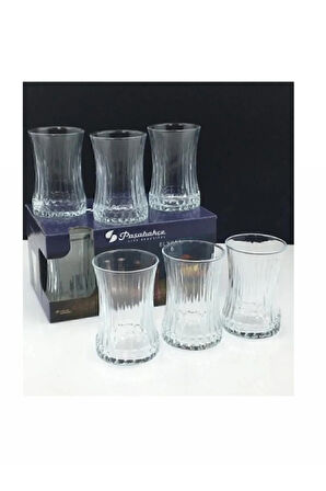 Dremglass6 Kişilk 12 Parca Cay Takımi Siyah Pramıt Soft Gold 618CSERI