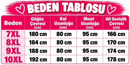 Büyük Beden Erkek 7XL-10XL Kapüşonlu Elyaf Dolgulu Astarlı Fermuarlı Kapitone Şişme Mont ANNEX