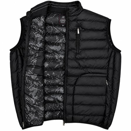 Büyük Beden Dik Yaka Kapitone Fermuarlı Cepli Erkek Şişme Yelek