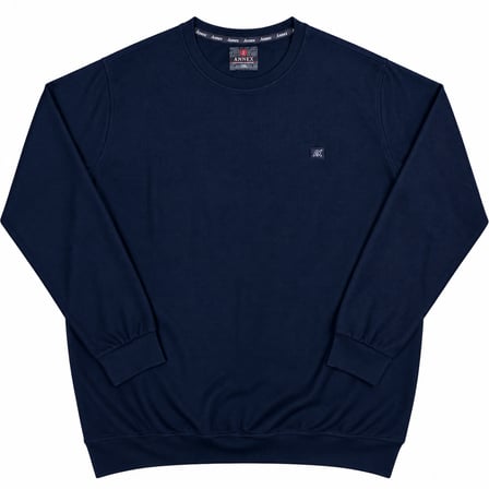 Büyük Beden Basic Waffle Kumaş Erkek Sweatshirt
