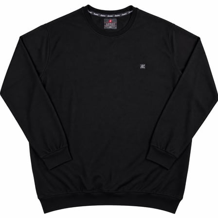 Büyük Beden Basic Waffle Kumaş Erkek Sweatshirt
