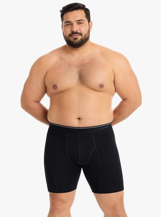 Büyük Beden Pamuklu Erkek Boxer