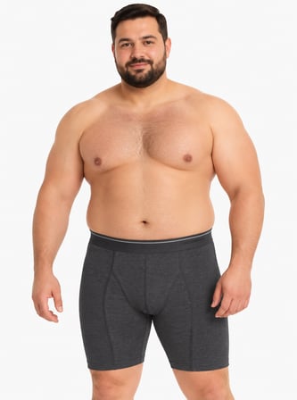 Erkek 3'lü Pamuklu Esnek Tayt Boxer