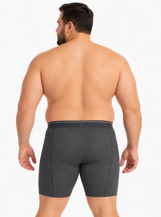 Erkek 3'lü Pamuklu Esnek Tayt Boxer