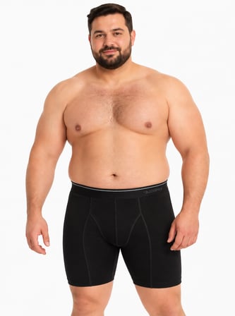 Erkek 3'lü Pamuklu Esnek Tayt Boxer