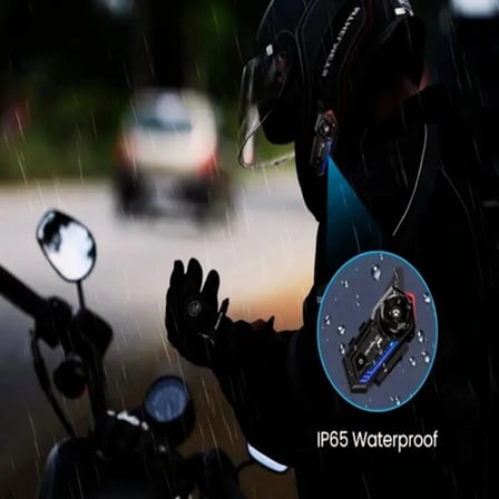 Bt57 Motosiklet Kask Kulaklık Intercom Işıklı Motorsiklet Interkom