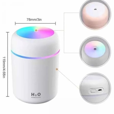 Hava Nemlendirici Buhar Makinesi Led Işıklı Usb Dekoratif Nemlendirici