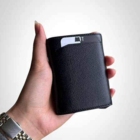 Retro 2660 Hakiki Deri Mekanizmalı Unisex Cüzdan