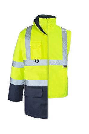 OLYMPUS MAX-BREATHANE HI-VIS TWO-TONE 5 IN 1 JACKET