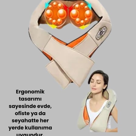 Kas Eklem Ağrılarına Ovmalı Isıtmalı Boyun Omuz Bel Masaj Aleti