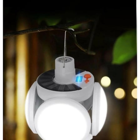 P-038 Solar Güneş Enerji Ve Usb Sarjli 5 Kanatlı