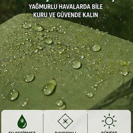 Otomatik Kabin Giyinme Çadırı 120x120x190 Cm Üst Havalandırma Yan Pencereli Duş & Wc Çadırı