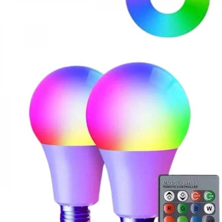 Akıllı Rgb Led Ampul Led Uzaktan Kumandalı Renk Değiştiren Ampul