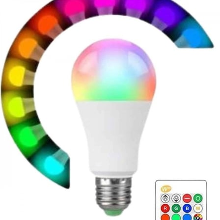 Akıllı Rgb Led Ampul Led Uzaktan Kumandalı Renk Değiştiren Ampul
