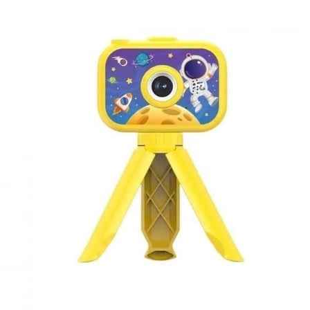 Dijital Fotoğraf Makinesi Çocuk Mini 1080p Hd Kamera Selfie Tripotlu Ön Arka Kamera