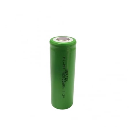 Sertec - 1.2v 2800 Mah - A Size - Ni-mh Şarjlı Pil - (başsız / Flat Head)