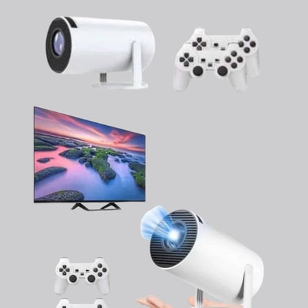 Projeksiyon Cihazı 4k Destekli Kablosuz Bağlantılı Bluetooth 5.0