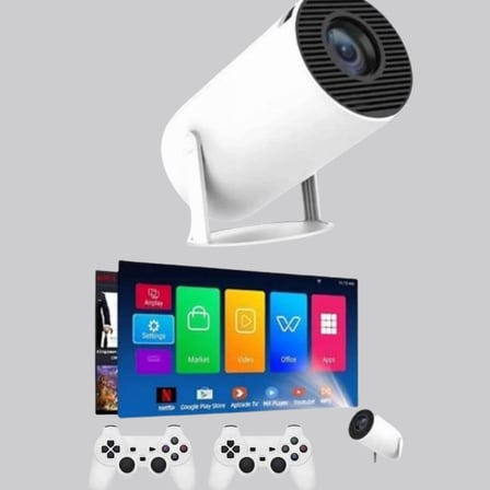 Projeksiyon Cihazı 4k Destekli Kablosuz Bağlantılı Bluetooth 5.0
