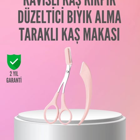 Kaş Ve Kirpik Şekillendirme İçin Yüz Bakım Makası