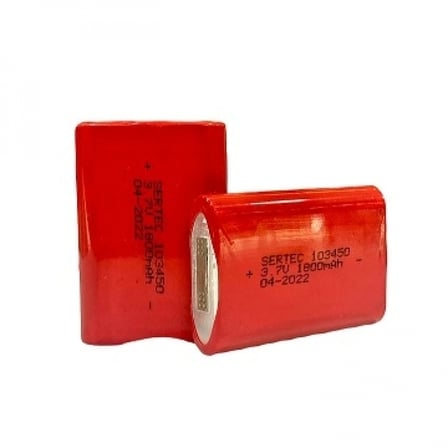 Sertec 103450 Li-ion 3.7v 1800mah Prizmatik Şarjlı Pil