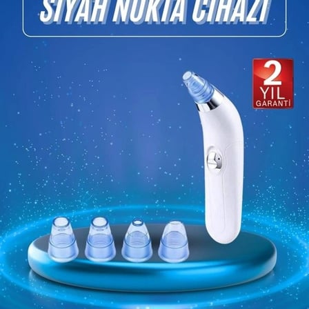 Vakumlu Siyah Nokta Ve Yüz Temizleme Cihazı 4 Başlıklı