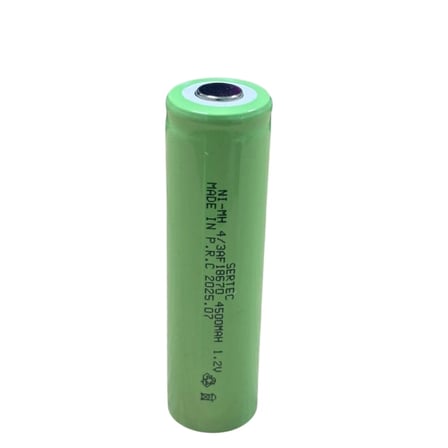 Sertec - 1.2v 4500 Mah - 4/3af - Ni-mh Şarjlı Pil - (başsız / Flat Head)