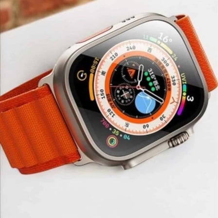 Bluetooth Bağlantılı 49mm Dokunmatik Akıllı Saat Sağlık Ve Spor Takip Özellikli