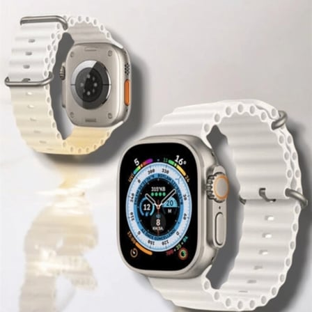 Bluetooth Bağlantılı 49mm Dokunmatik Akıllı Saat Sağlık Ve Spor Takip Özellikli