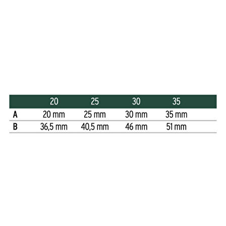 İto Alüminyum Kapı Kilitleri 156E/30 Silindir Tip