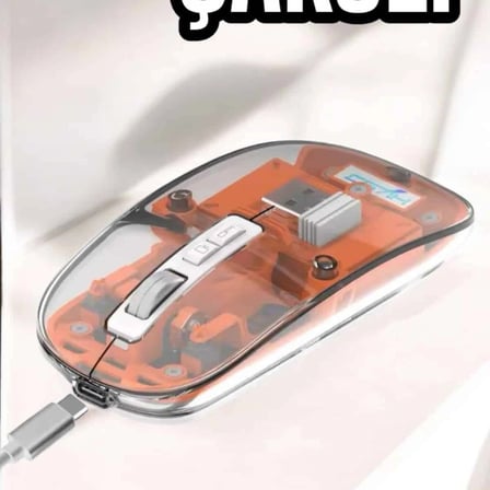 Kablosuz Mouse Fare 5.0 Bluetooth Bağlantılı Usb Girişli