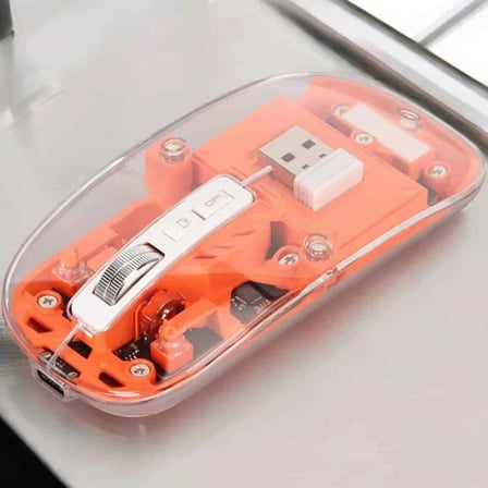 Kablosuz Mouse Fare 5.0 Bluetooth Bağlantılı Usb Girişli