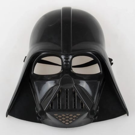 Çocuk Boy Yıldız Savaşları  Wars Darth Vader Maskesi Ve 90 Cm Pelerin Seti Siyah