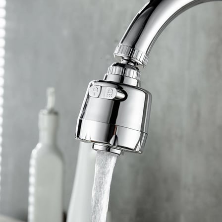 3 Fonksiyonlu Krom Oynar Musluk Başlığı (599)